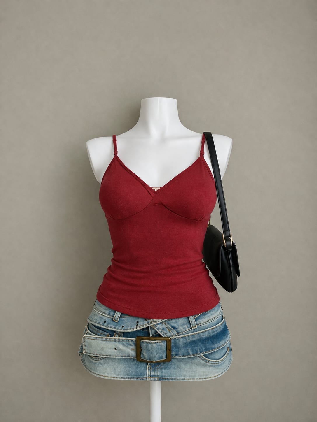 Burgundy Camisole Top