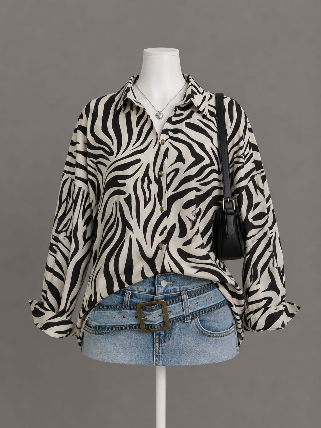 Black and White Shirt