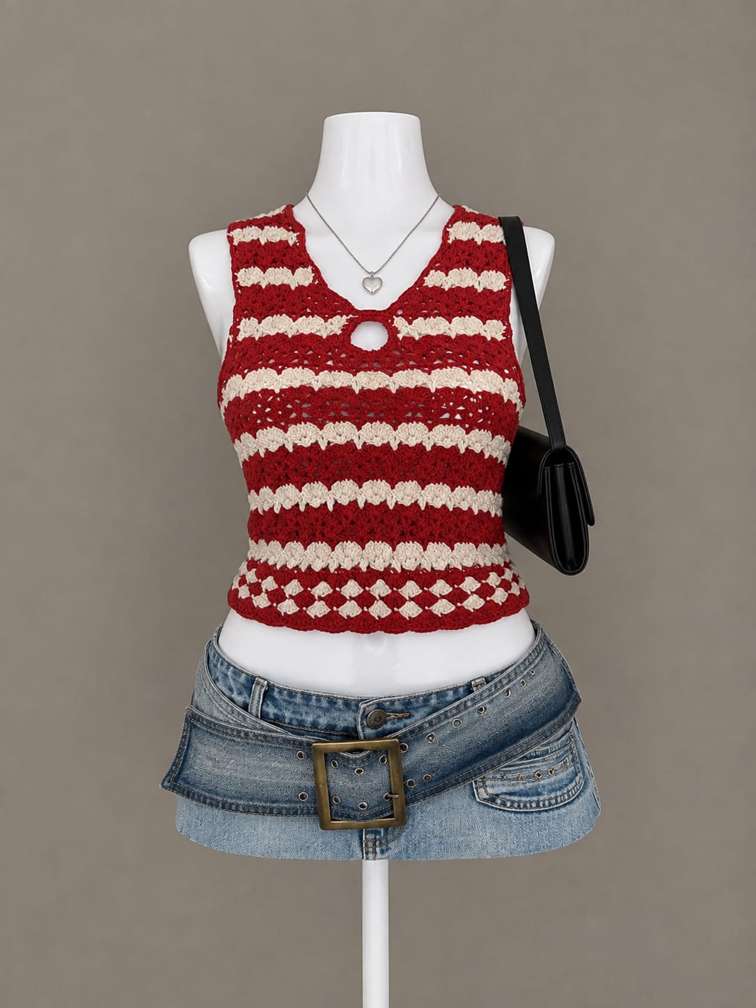 Red Crop Top