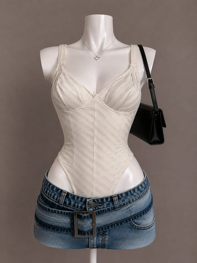 Cream Bodysuit