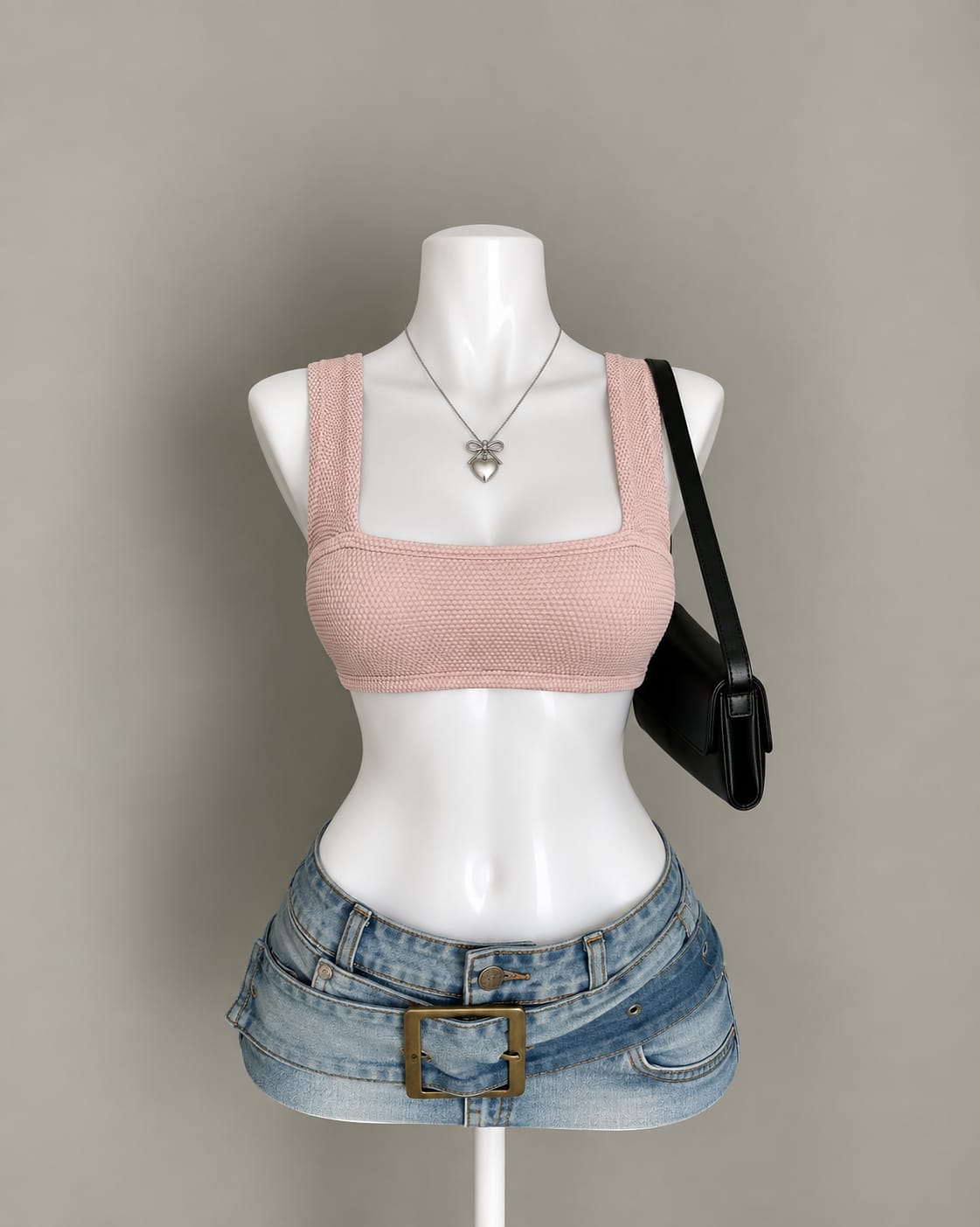Blush Pink Crop Top