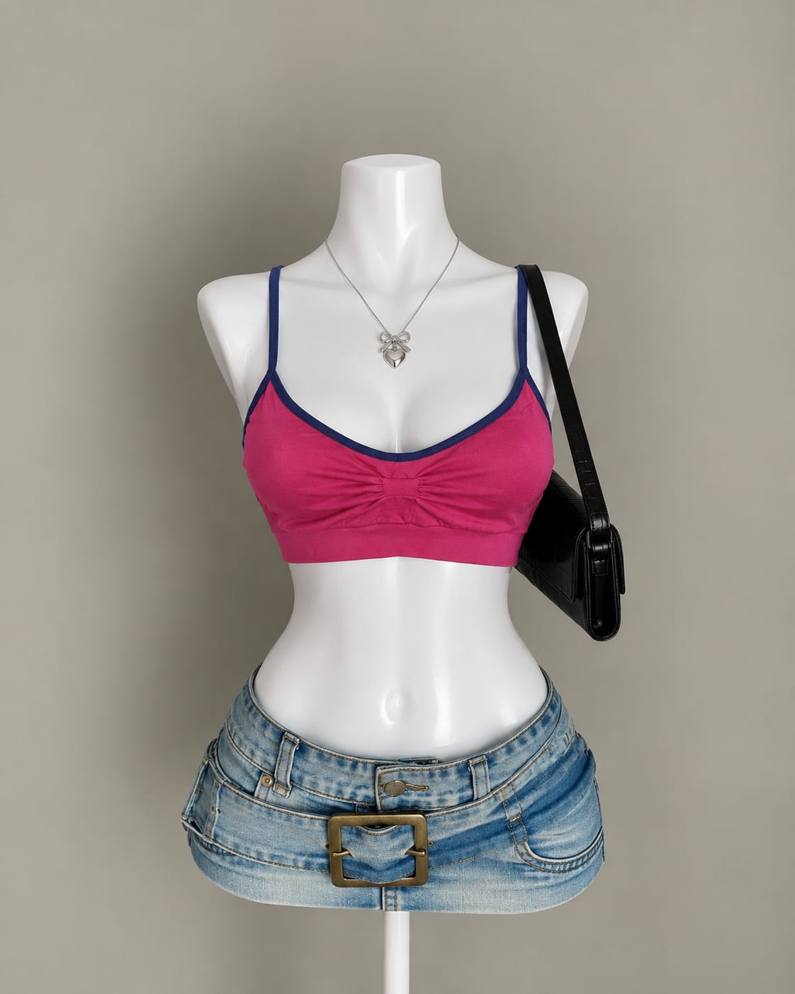 Pink Sports Bra