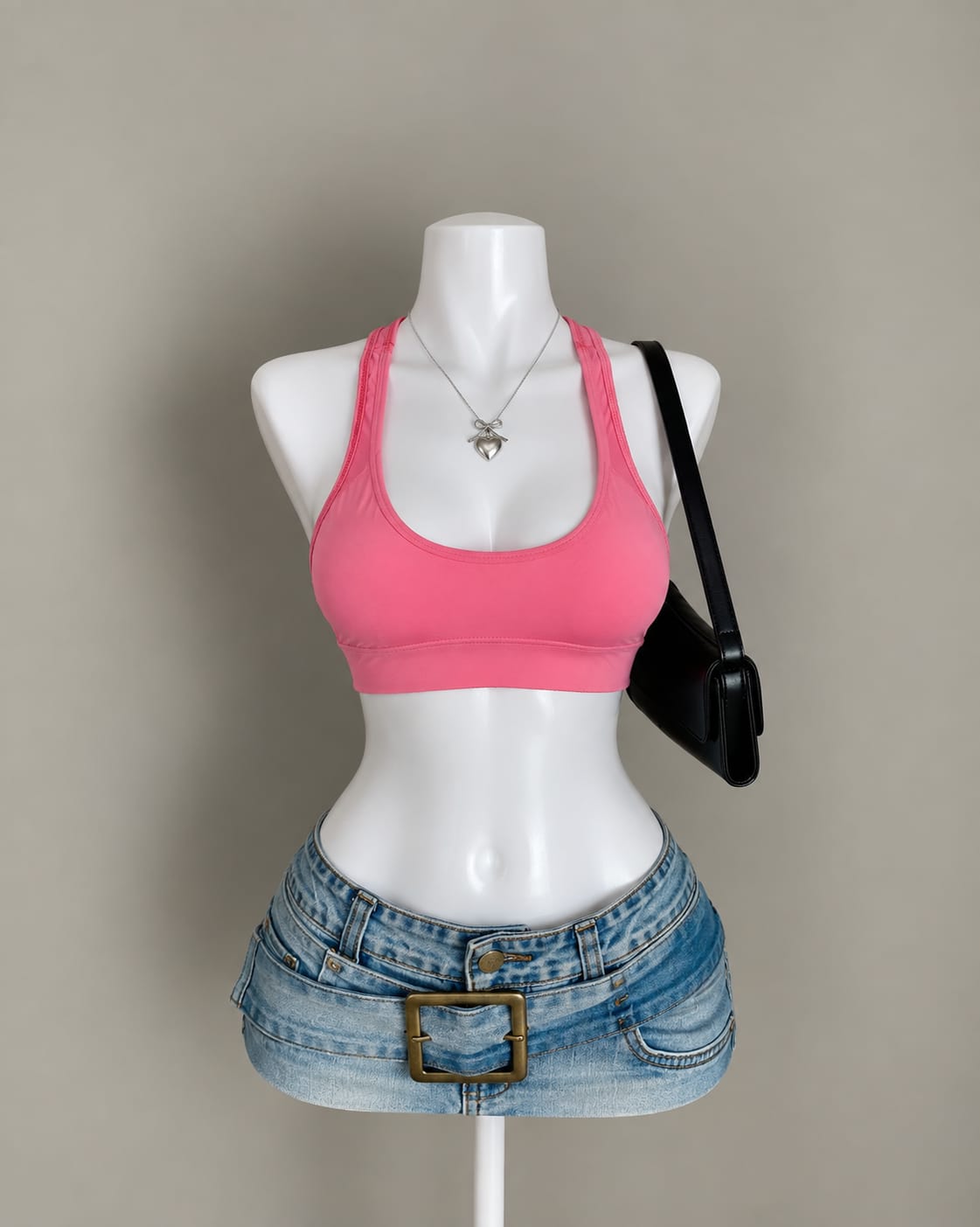 Pink Sports Bra