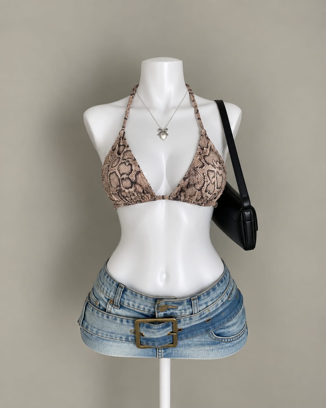 Brown Bikini Top