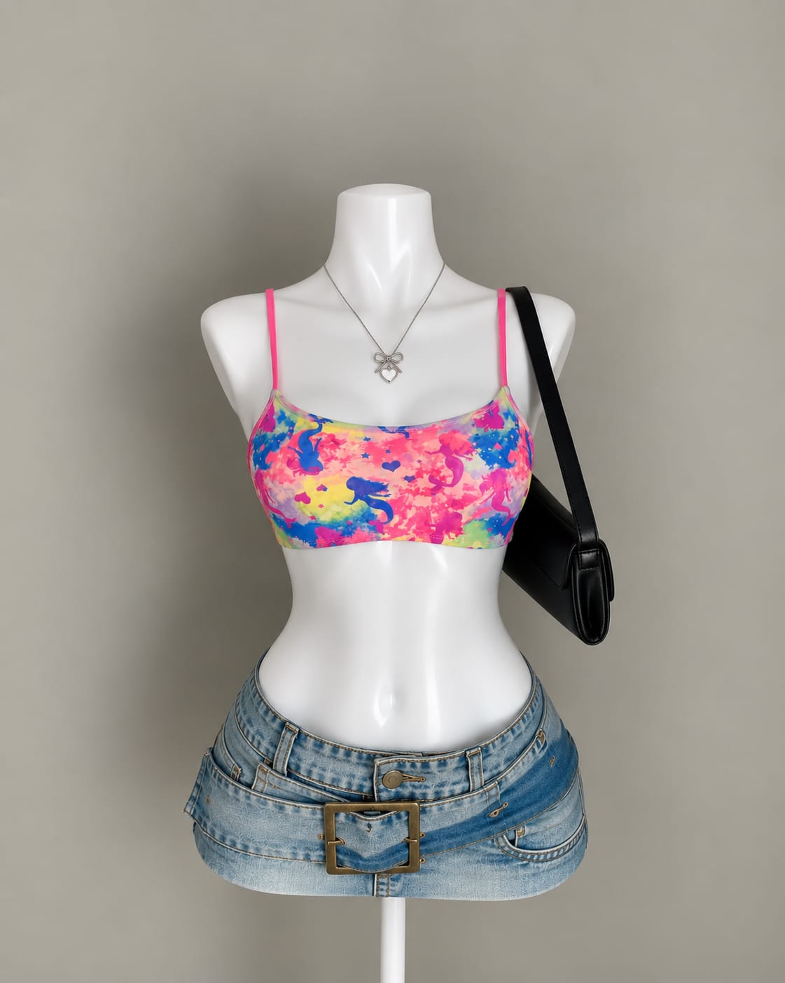 Multicolor Sports Bra