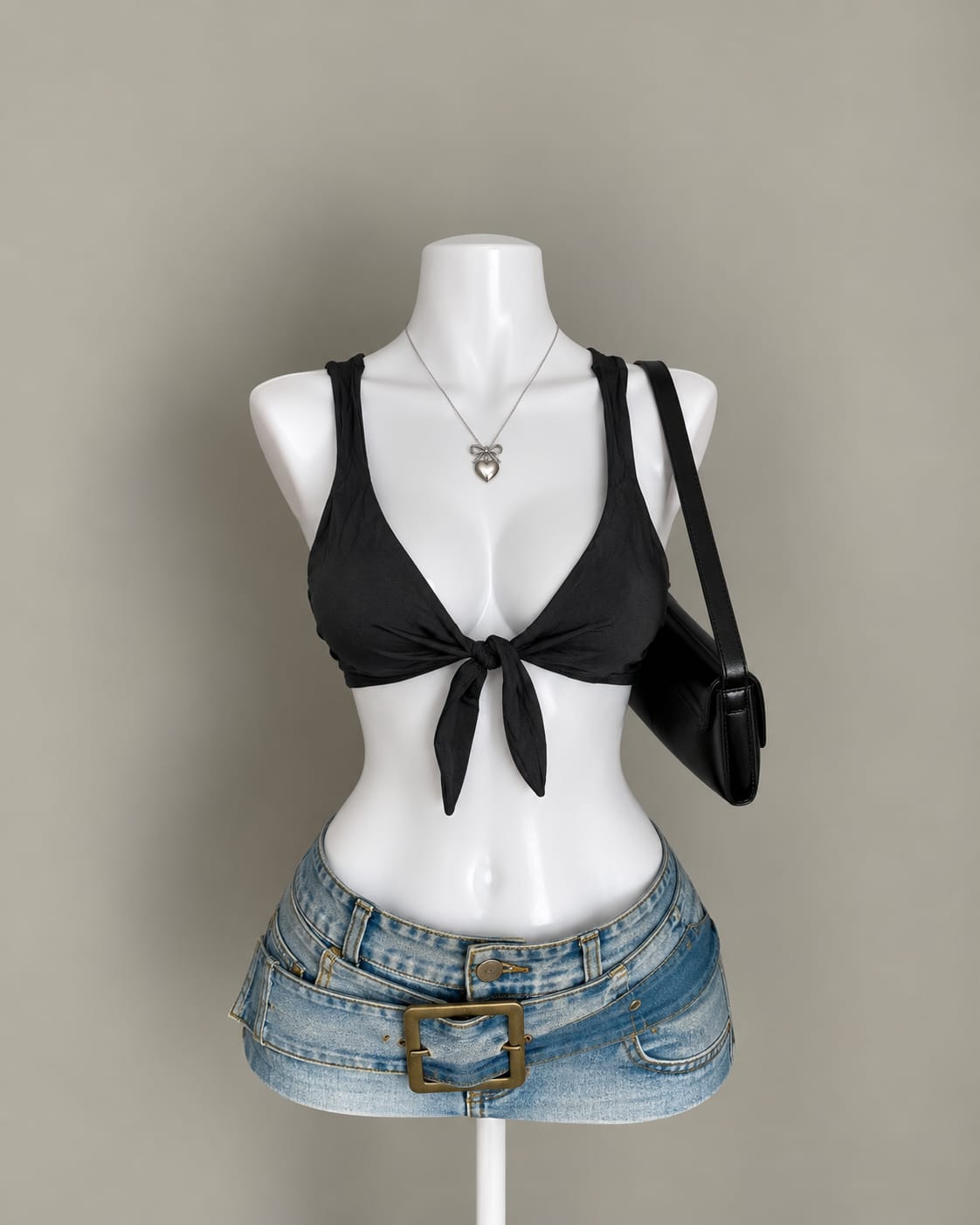 Black Crop Top