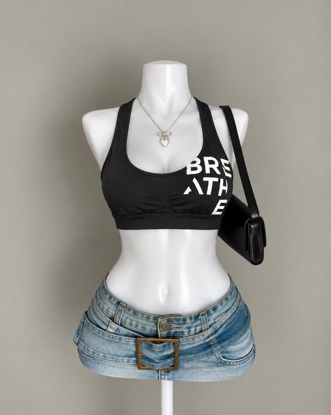 Black Sports Bra
