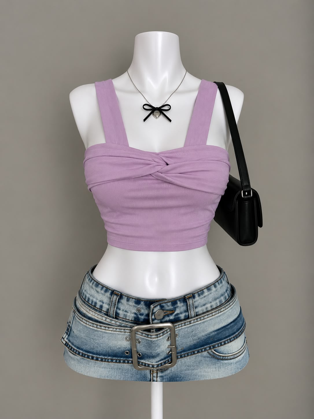 Lilac Crop Top