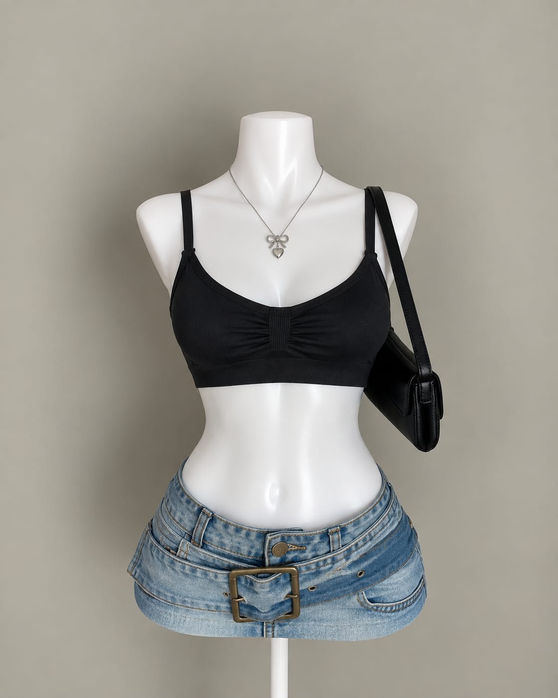 Black Sports Bra