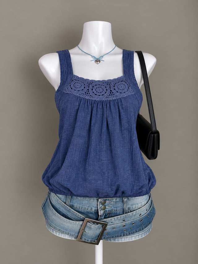 Blue Tank Top