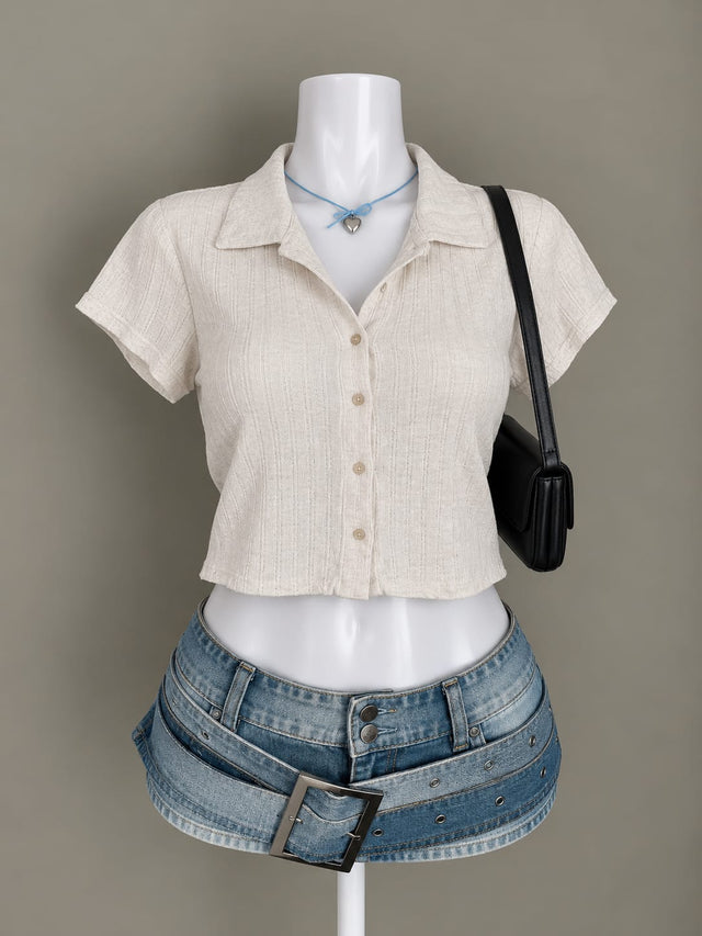 Cream Shirt