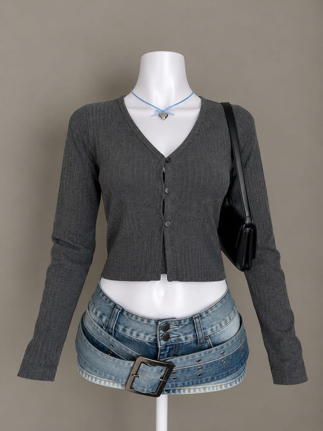 Charcoal Cardigan