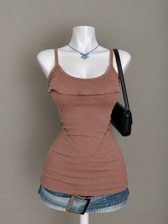 Brown Tank Top