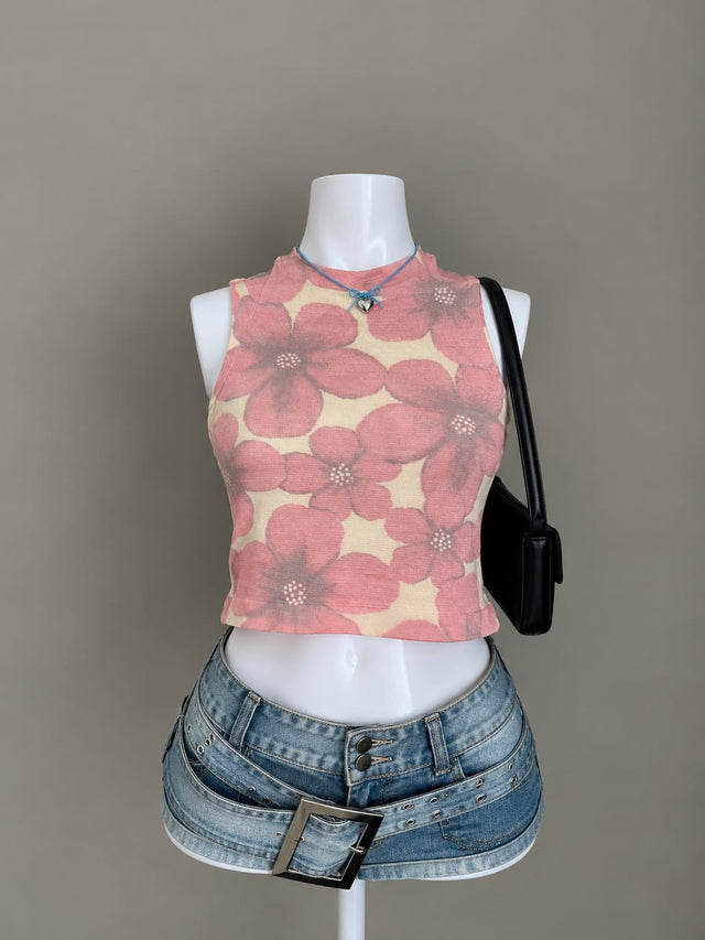 Pink Crop Top