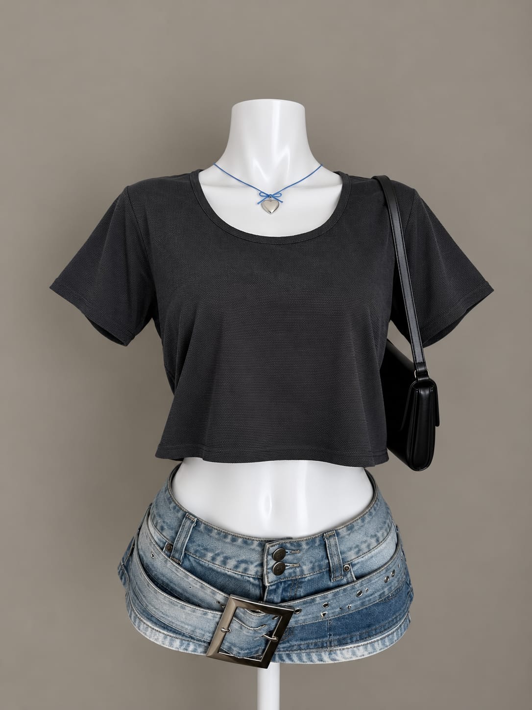 Black Crop Top