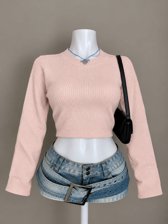 Light Pink Crop Top