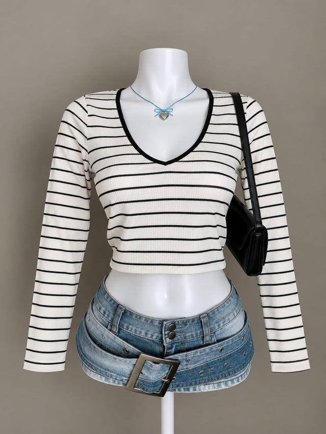 White Crop Top