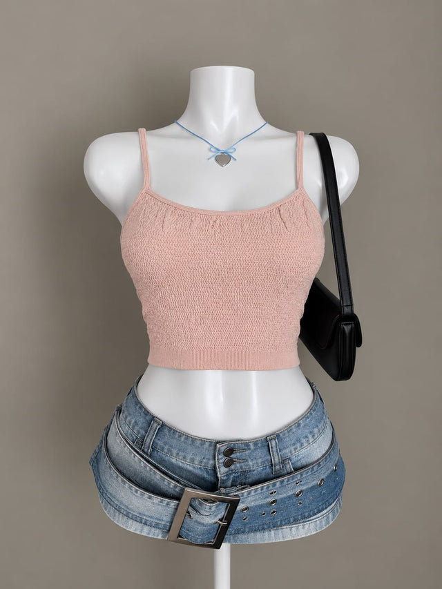 Light Pink Crop Top