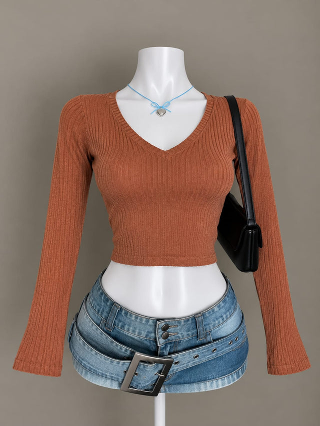 Rust Crop Top