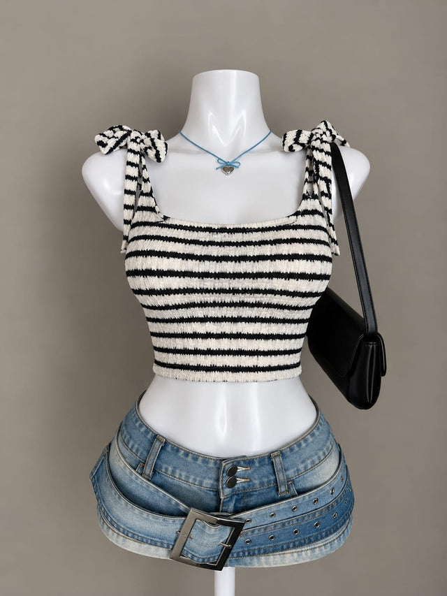 White Crop Top