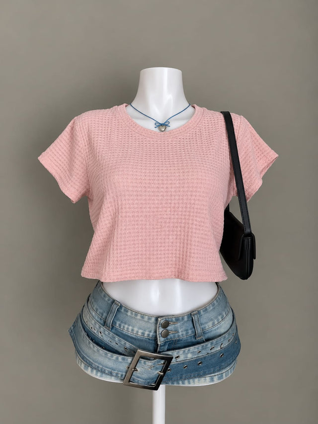 Pink Crop Top
