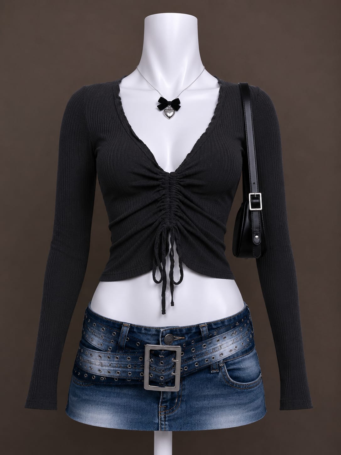 Black Crop Top