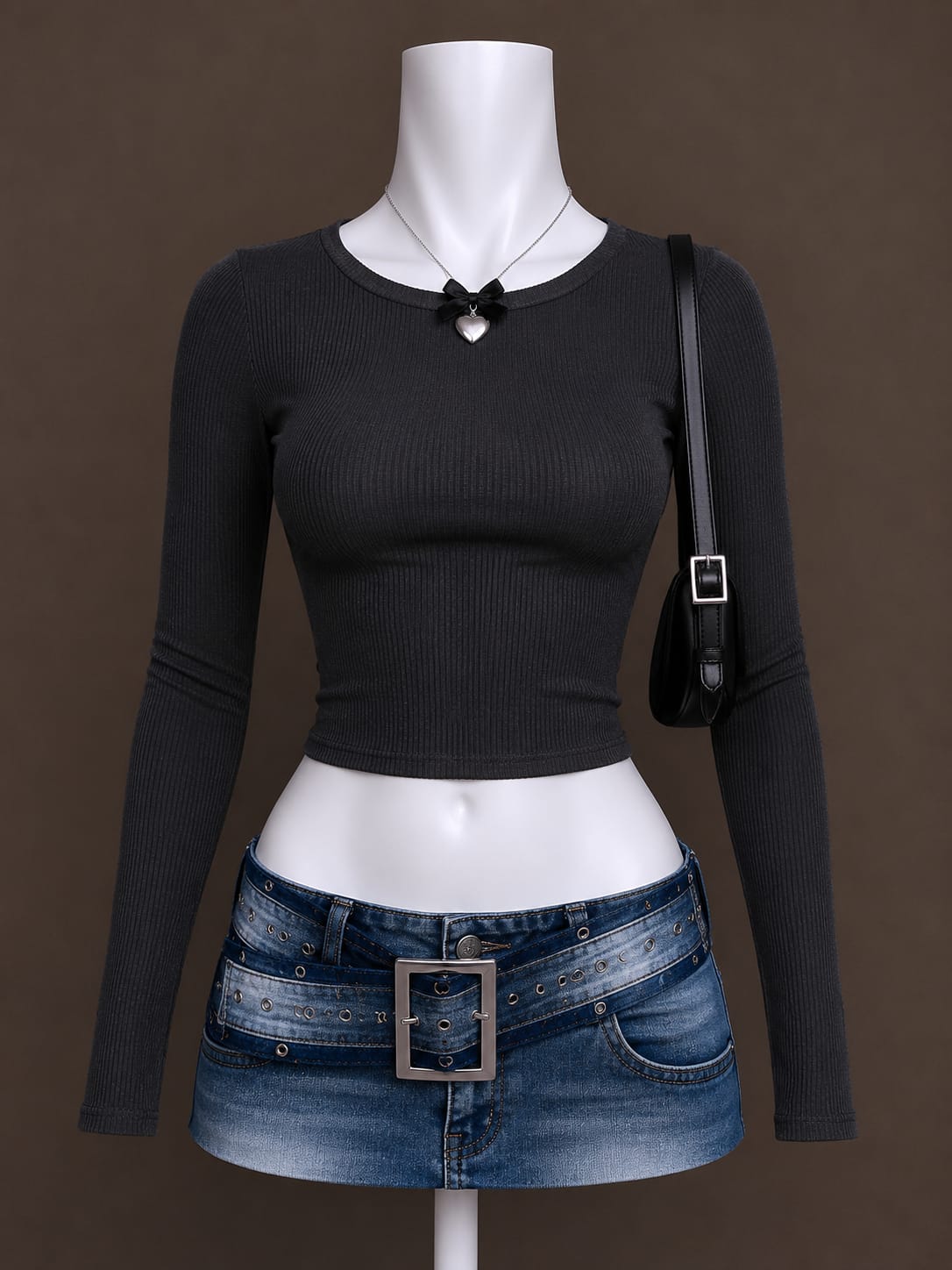 Black Crop Top