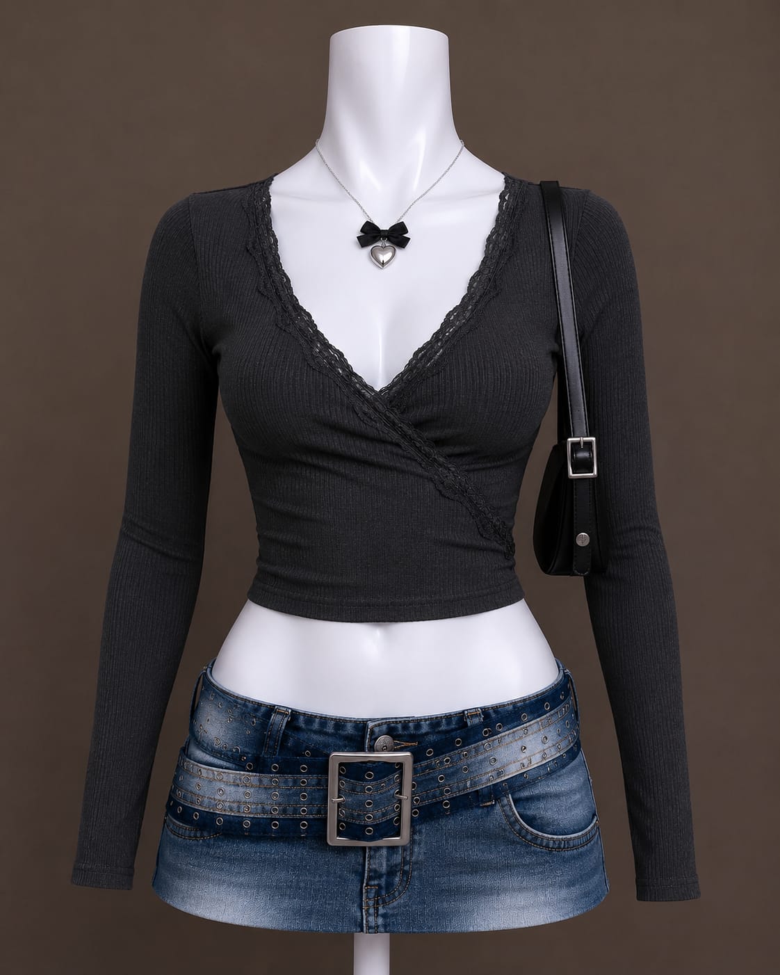 Black Crop Top