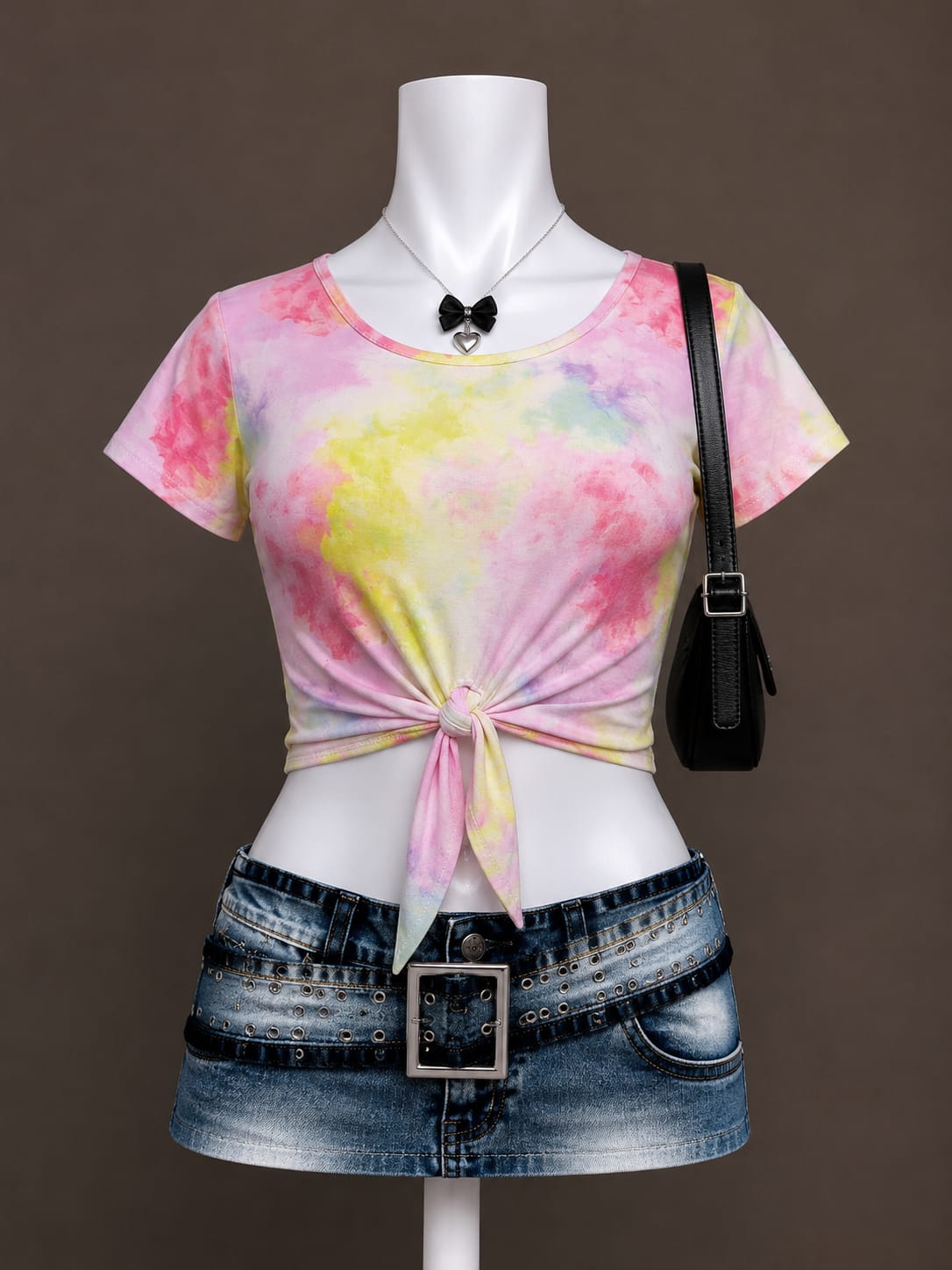 Multicolor Crop Top