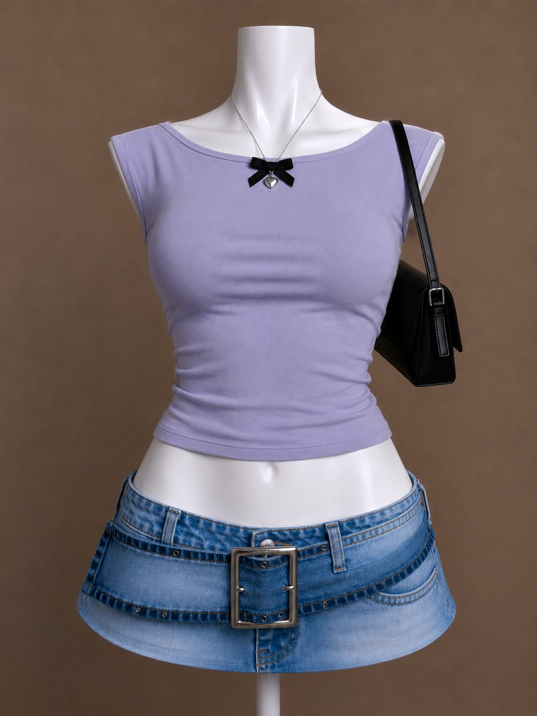 Lavender Crop Top