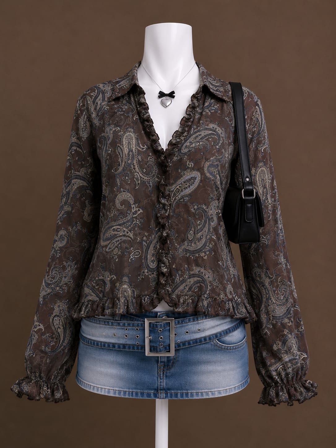 Brown Blouse