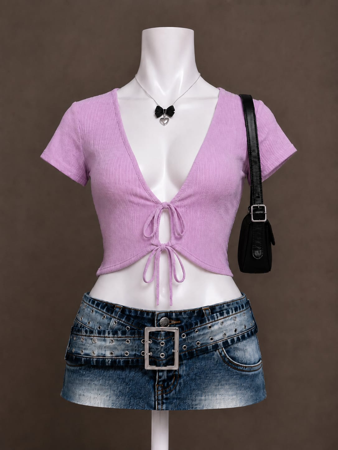 Lavender Crop Top