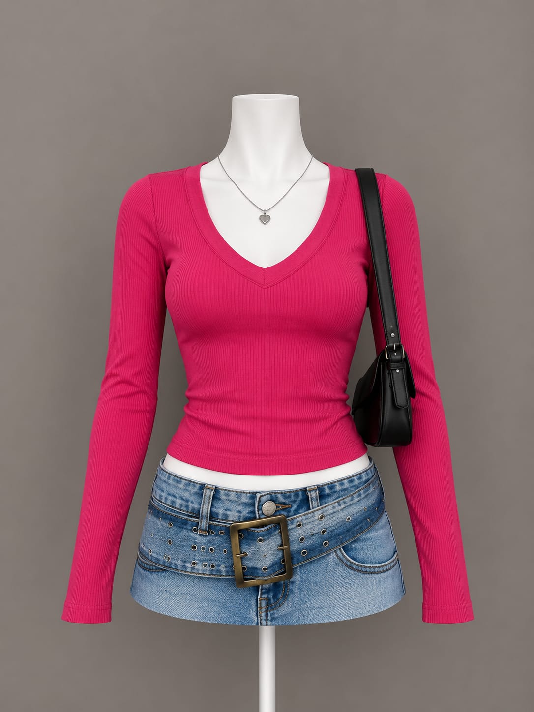 Pink Crop Top