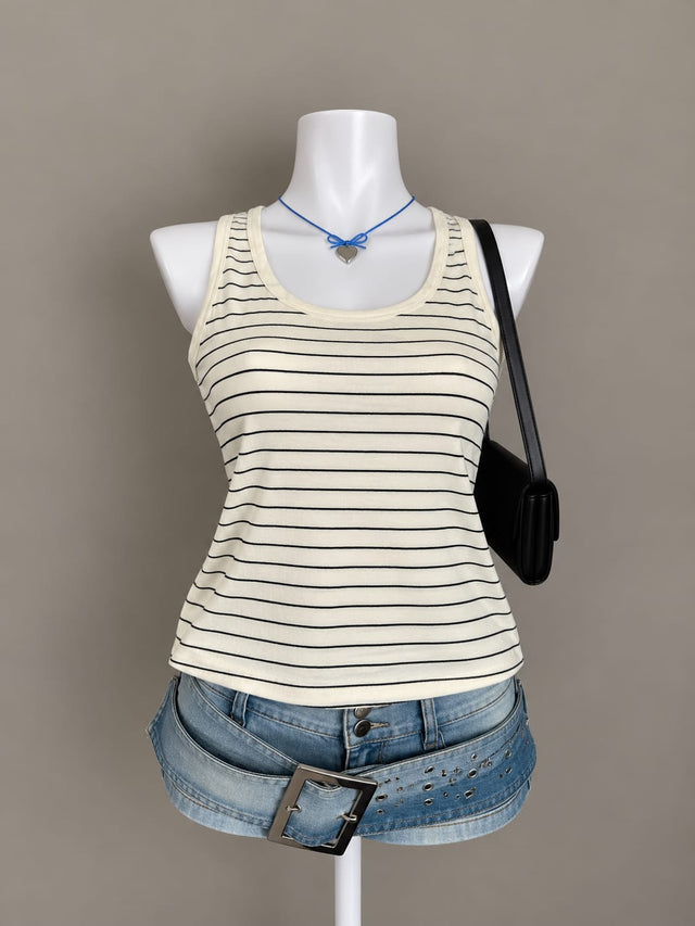 Cream Tank Top