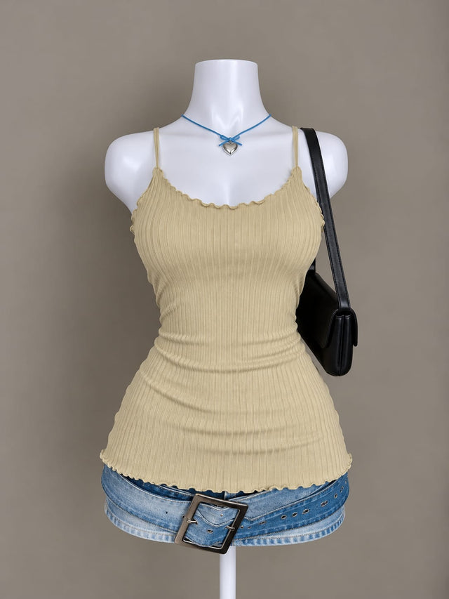 Beige Tank Top