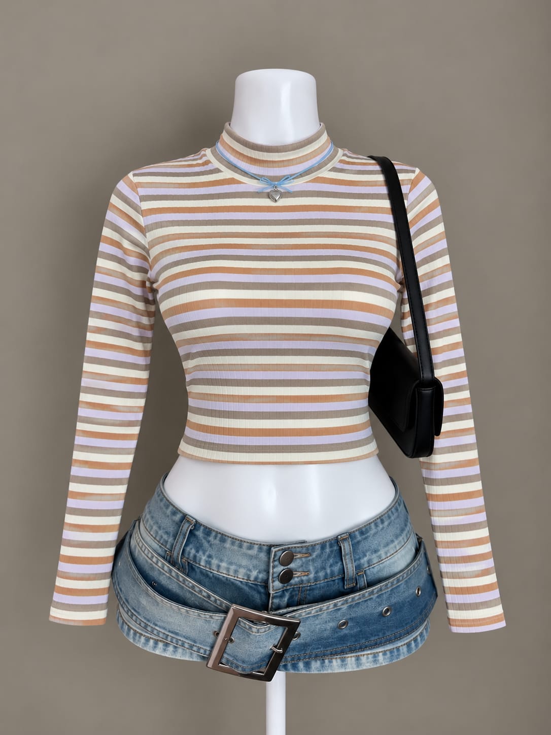 Multicolor Crop Top