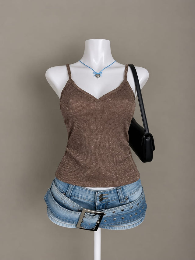 Brown Tank Top