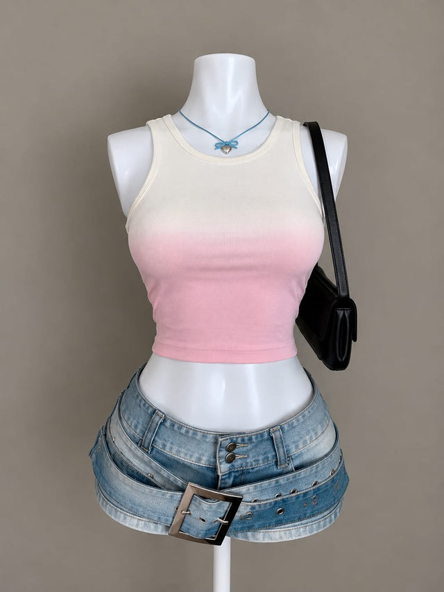 Pink Crop Top