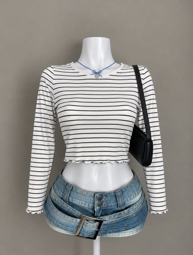 White Crop Top