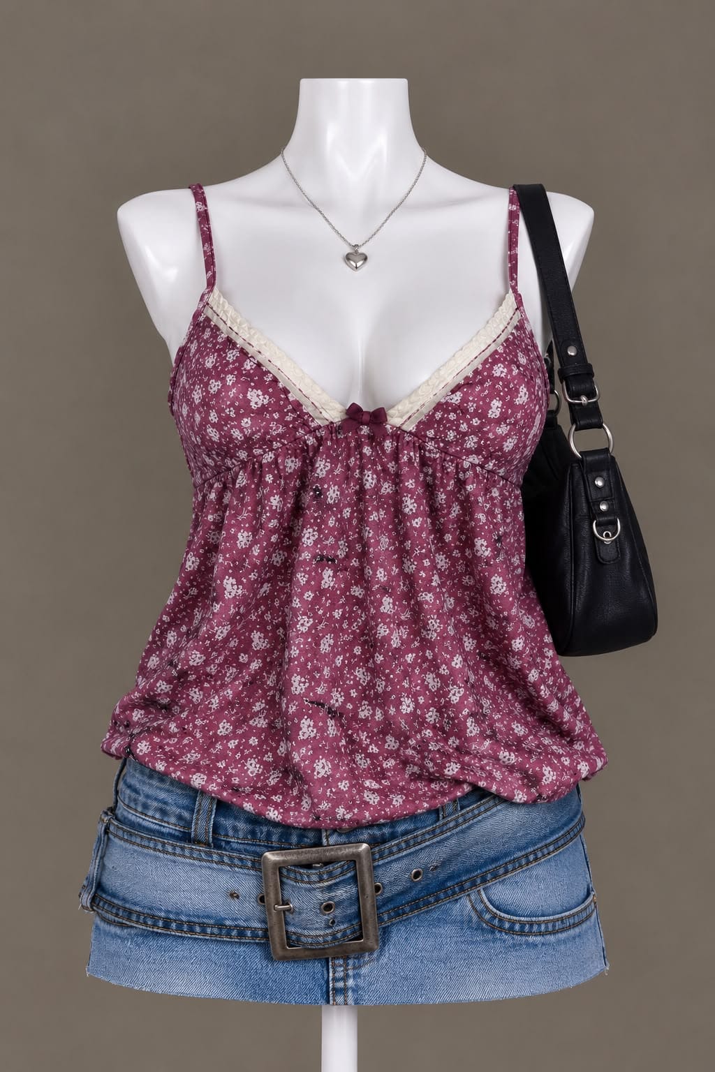 Mauve Floral Camisole