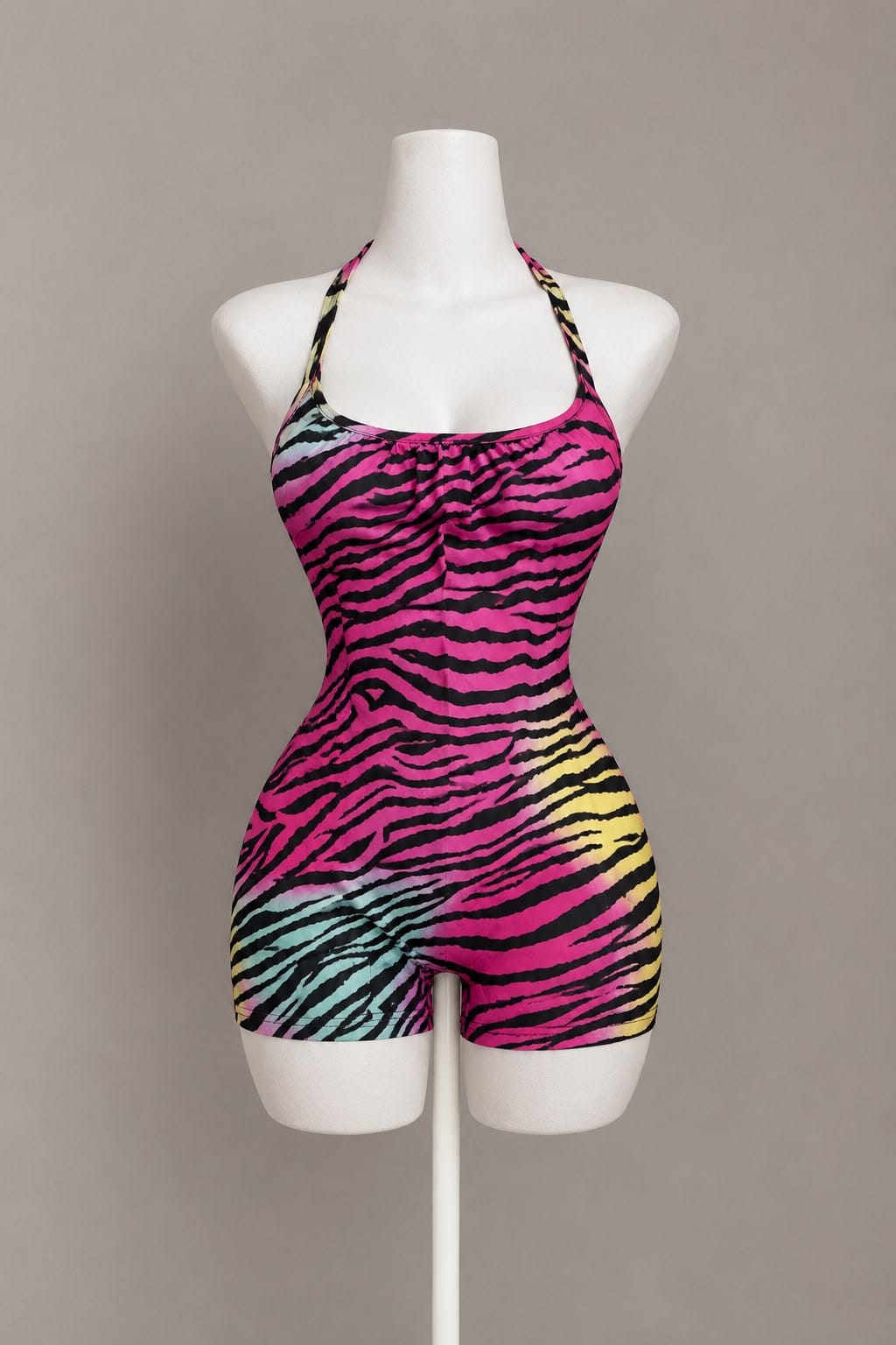 Multicolor Printed Romper