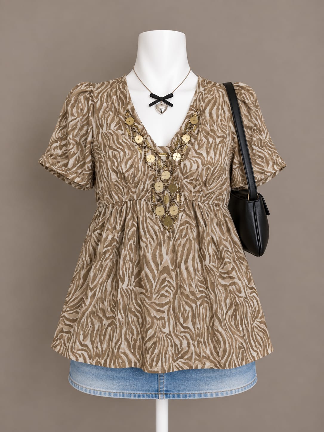 Beige Blouse