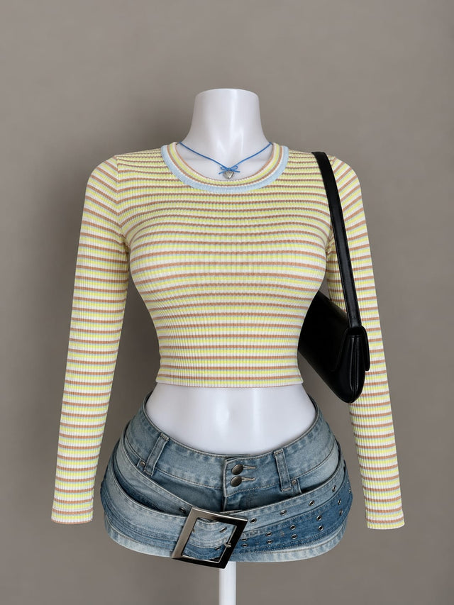Yellow Crop Top