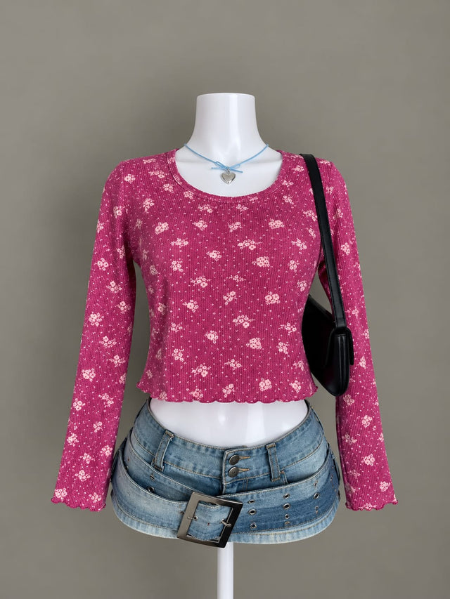Pink Crop Top