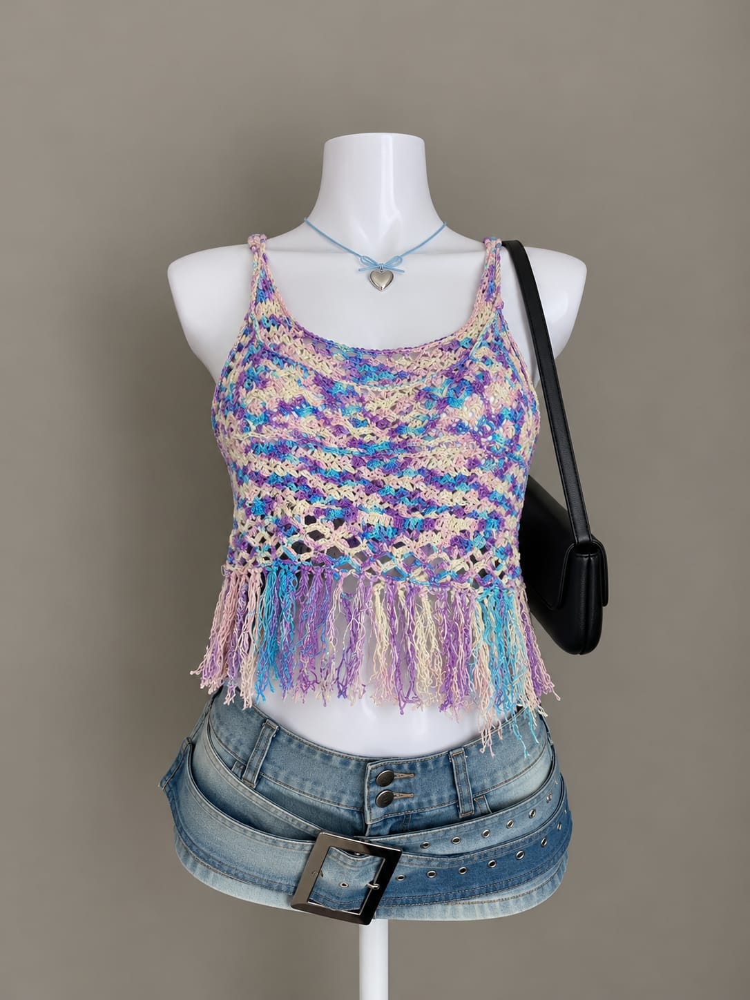 Multicolor Crop Top
