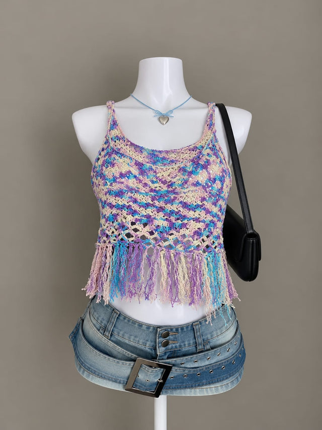 Multicolor Crop Top