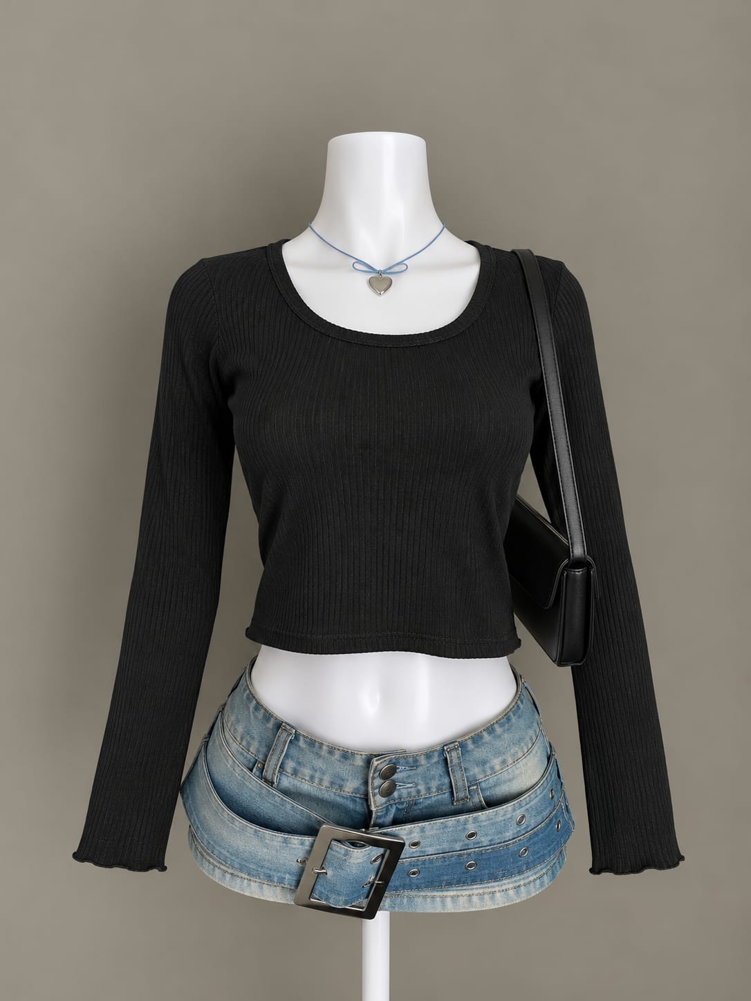 Black Crop Top