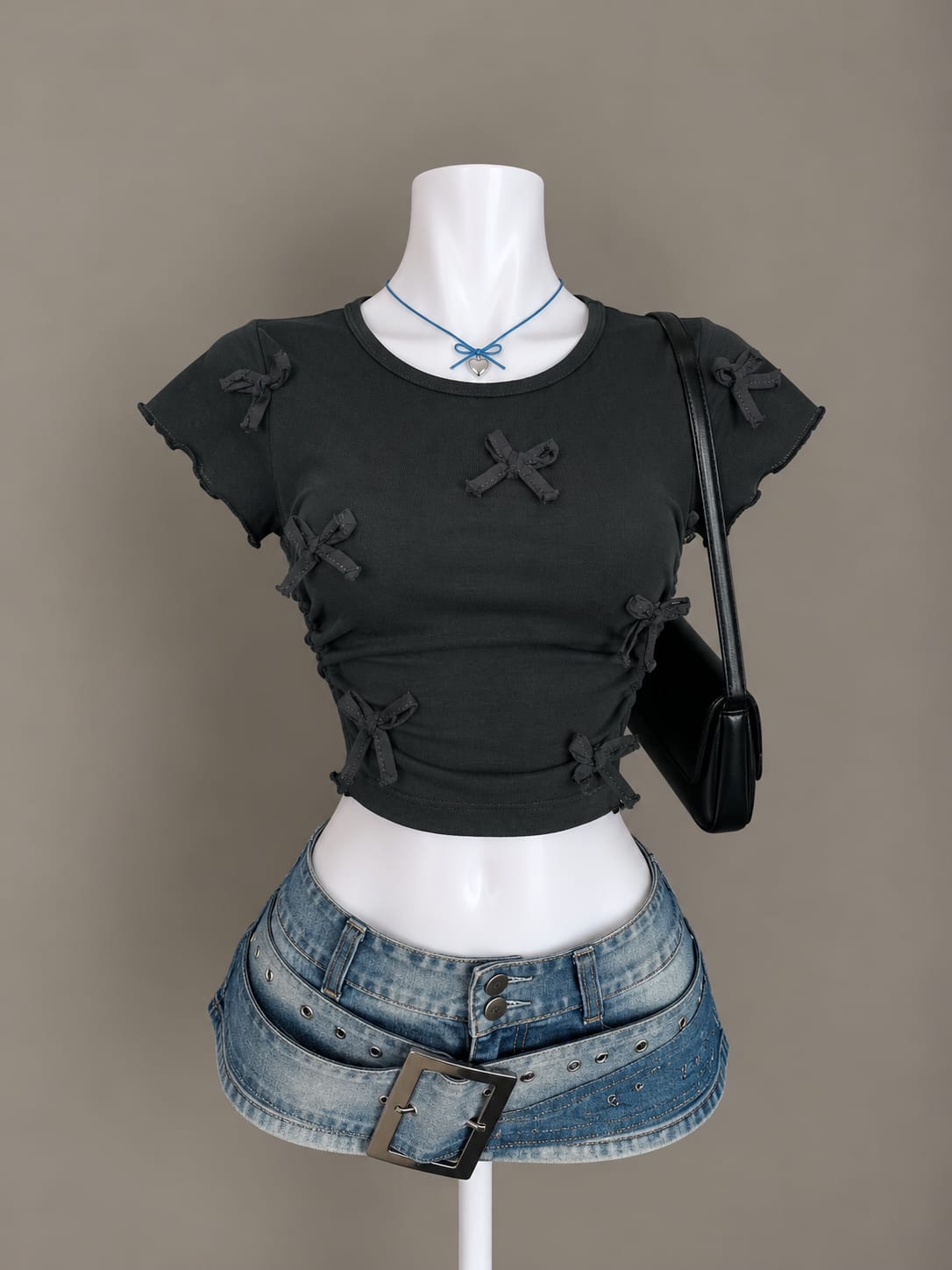 Black Crop Top