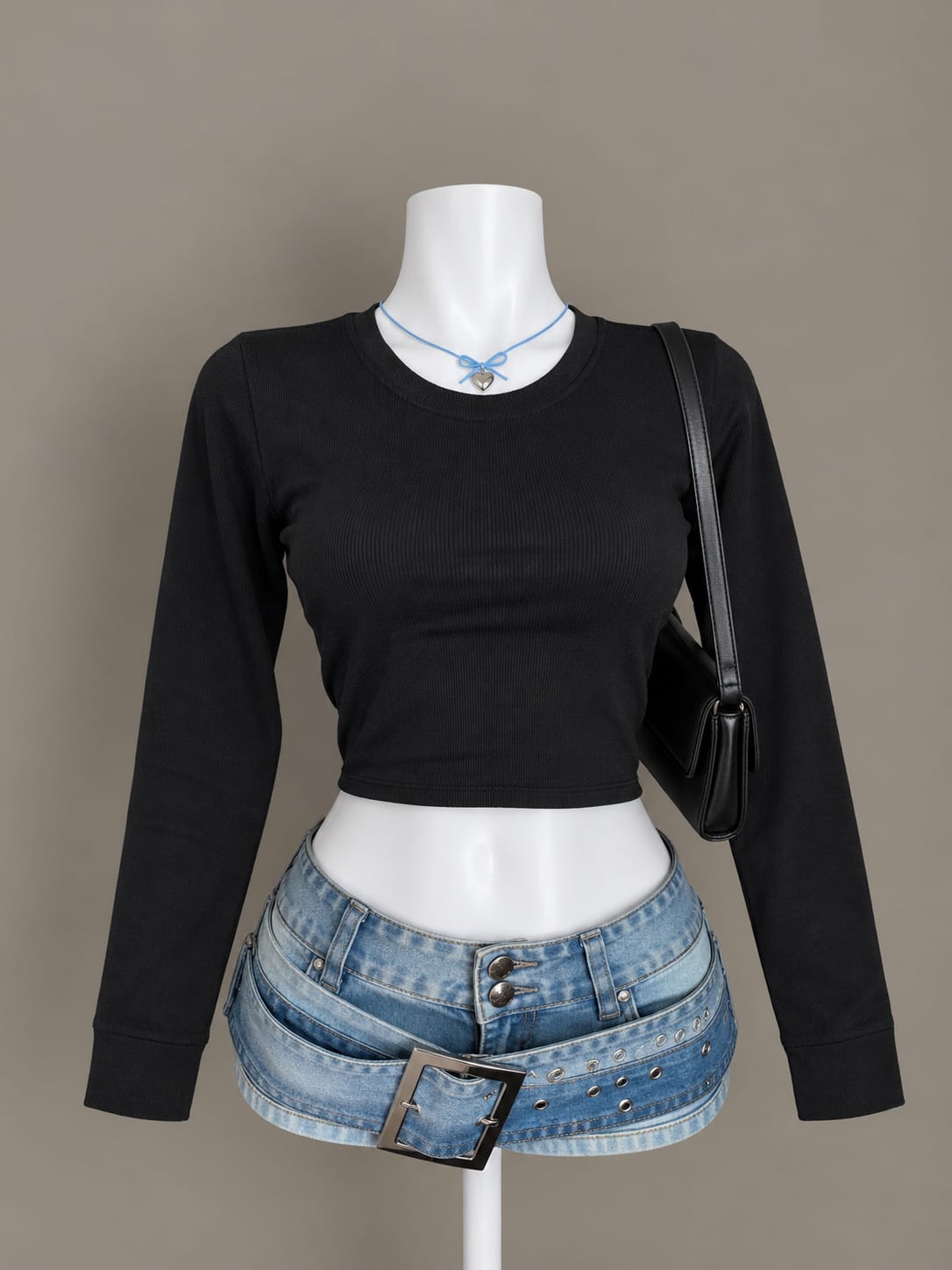 Black Crop Top