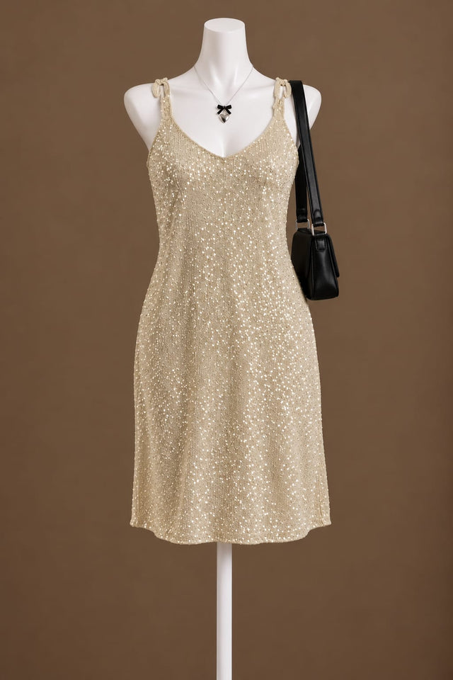 Beige Dress